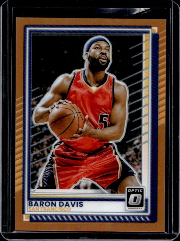 2025-26 Panini Donruss Baron Davis Optic Orange #/175 Warriors