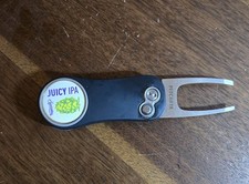 New Pitchfix 2.0 Switchblade Golf Divot Tool w Ball Marker Squatters Juicy IPA