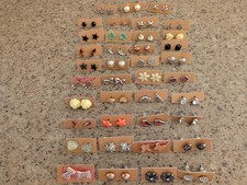Unbranded Mixed Lot Of 39 Girls Women's Stud Earrings