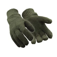 RefrigiWear Unisex's Fleece Lined Insulated Wool Gloves