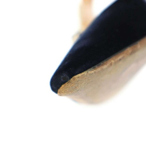 Dior J'ADIOR Logo Strap Velvet PUMPS KDC200VLRS56B Deep Blue 34 1 2 Used MESC-0 - Picture 7 of 10