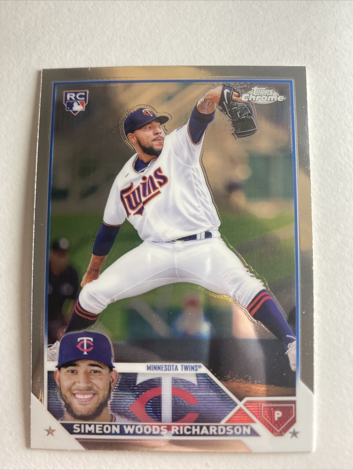 2023 Topps Chrome #173 Simeon Woods Richardson, Twins (RC) - Base Rookie Card