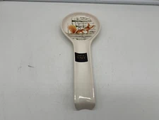 Ceramica Cuore Ceramic 10.5in Made in Italy Winter Bunny Spoon Rest BB01B45022