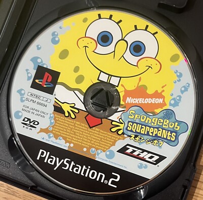 PS2 Sony Playstation 2 Nickelodeon Spongebob Square Pants Japanese