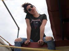 T-shirt BIO METALLICA | Organic T-shirt METALLICA Femme