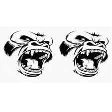 King Kong Gorilla Sticker Car Truck Window Laptop Bumper Decal