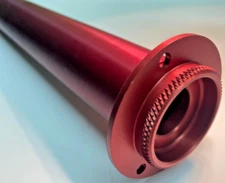38mm Aft End Closure Anodized Aluminum - For Rocket Motor Casing Aerotech Red