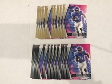 Lot (24) JERRION EALY Ole Miss 2022 Sage Low Series Football 11 Gold 13 Base