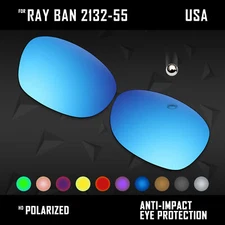 Anti Scratch Polarized Replacement Lenses for-Ray Ban RB2132-55 Options
