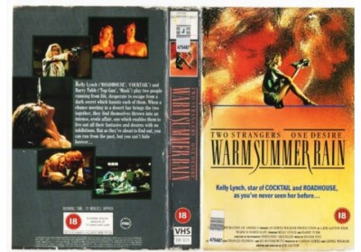 Warm Summer Rain (1989) Kelly Lynch OBSESSIVE LOVE MURDER VHS VERY