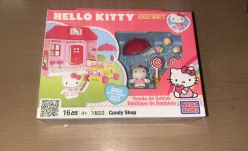 Hello Kitty Mega Bloks New in sealed box Candy Shop 16pcs 10820 Retired Series