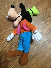 Disney Mattel Goofy Plush Dog Stuffed Animal Arco Toys Green Hat Orange