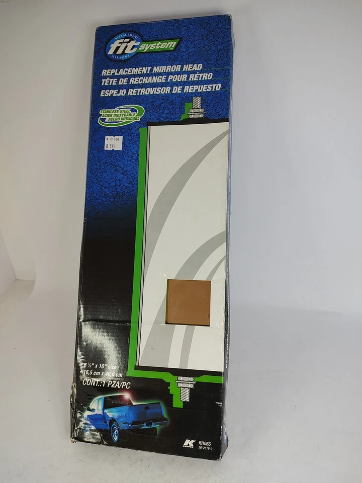 Fit System / K Source RH066 Replacement Mirror Head 6 1/2" x 16" - Image 3 of 4