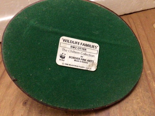 Border Fine Arts World Wildlife Families RW2 Otter - Picture 3 of 3