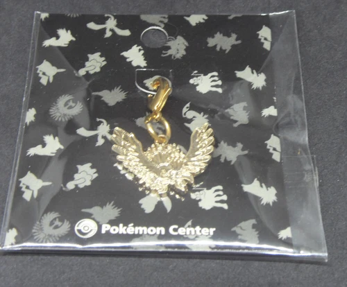 Japanese Pokemon Center 2009 Limited Metal Charm Gold Ho-oh