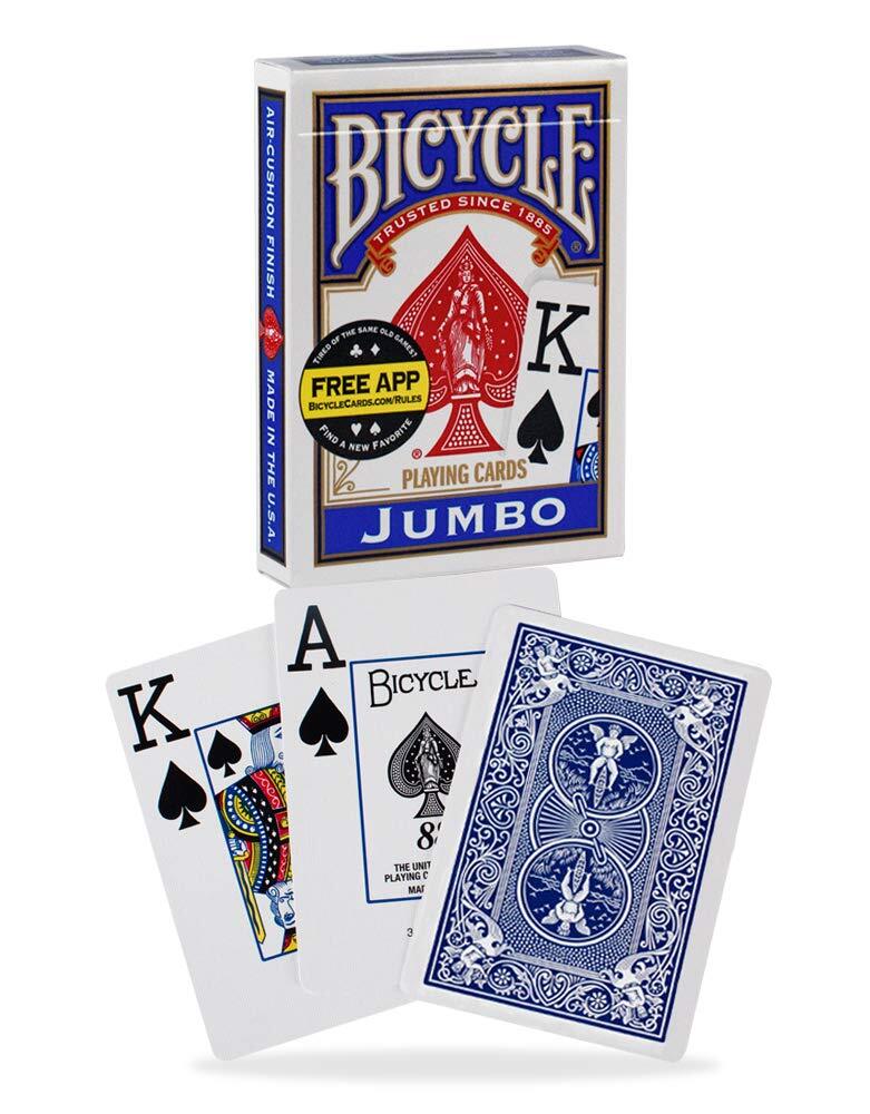 新品未開封 Bicycle Jumbo Index 6個セット Amazon.com: Bicycle Jumbo Index Playing Cards - 6 Decks : Toys & Games