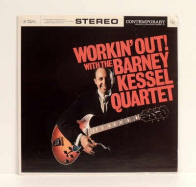 Barney Kessel Quartet - Workin' Out LP Contemporary Records S7585 1960s Reissue