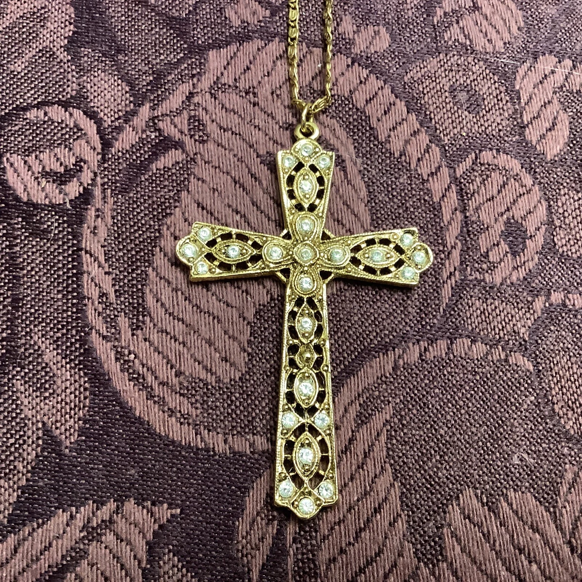 1928 on sale cross necklace