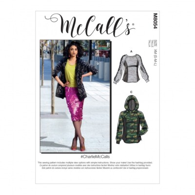 McCalls Schnittmuster 8054 Damen XM (SML-MED-LRG)