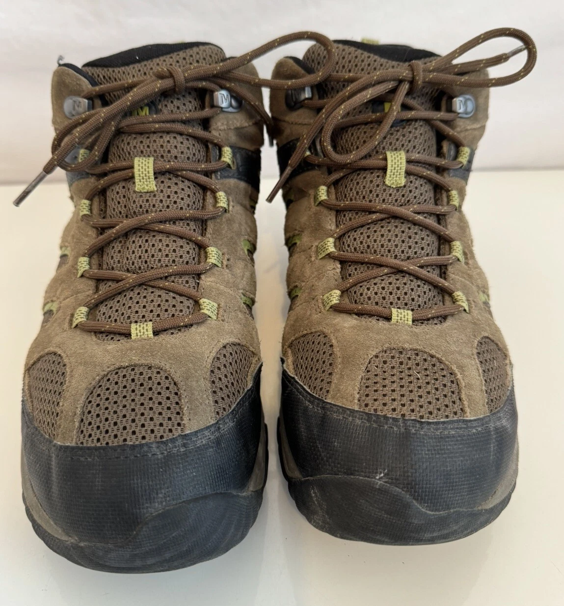 Merrell Men’s Size 11 Boulder Trail Hiking Air Cushion Shoes Sneakers Brown