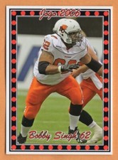 Bobby Singh 2006 Jogo Pro Player CFL card BC Lions  Portland State