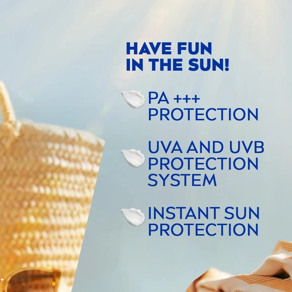 NIVEA SUN Protect Moisture SPF 50 Sunscreen Very Water Resistant For Men & Women - Image 3 of 4