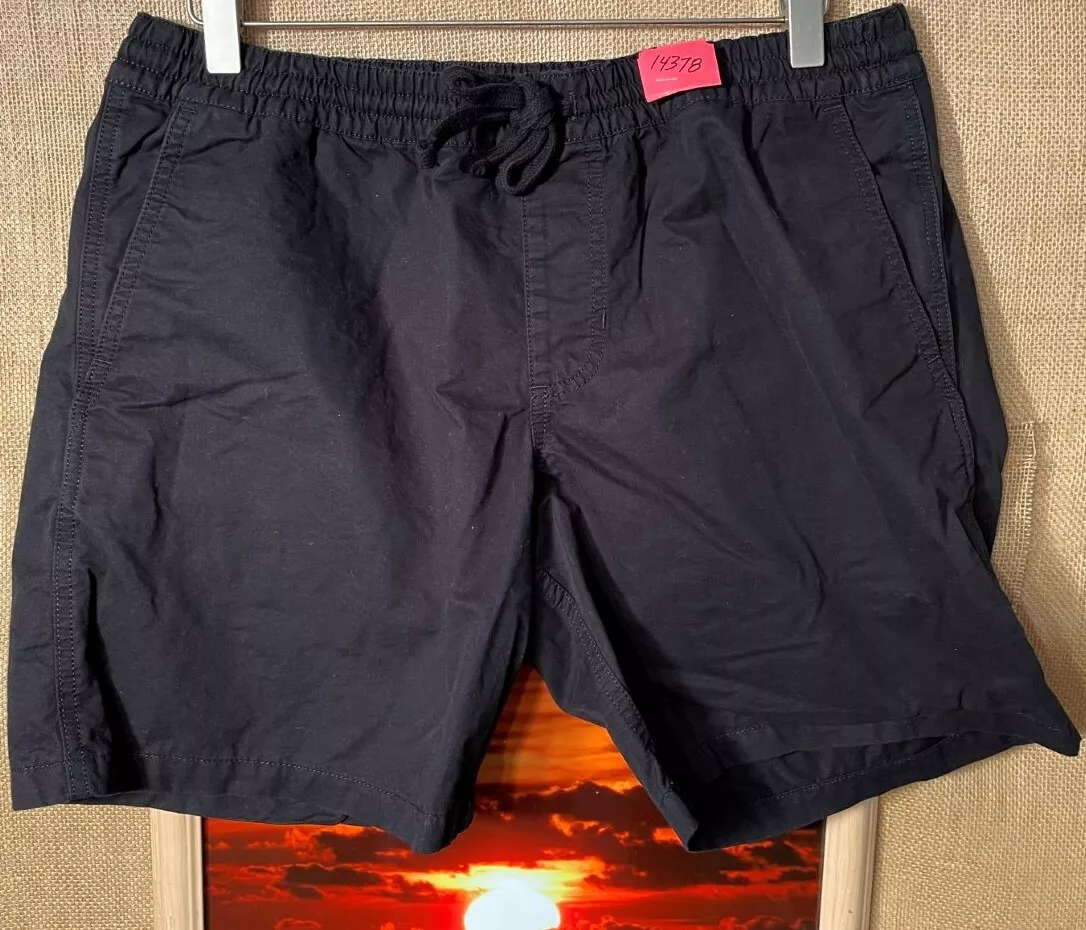 VANS men s black athletic shorts M 4 pockets eBay