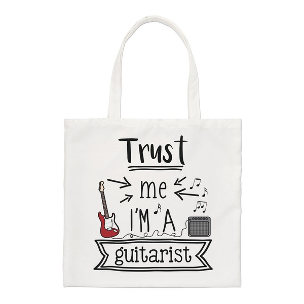 Trust Me I'm A Gitarrist Regular Tragetasche Lustiger Witz Beste Lieblings Rock-image