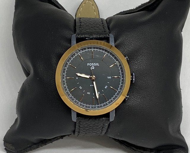 Fossil NDW4G Unisex Black Leather 