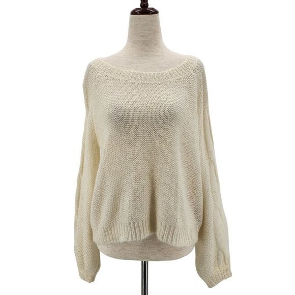 RAYE ALPACA BLEND KNIT - IVORY