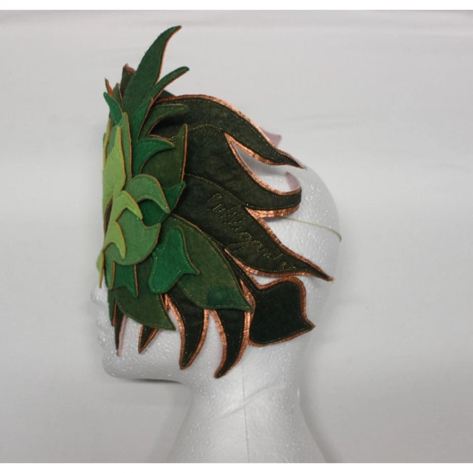 Vintage Mask Hysteria by Maureen Culligan felt carnival festival masquerade mask - Image 3 of 4