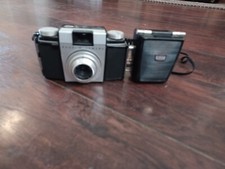 Vintage Camera 1950s Kodak Pony II With Flash Box
