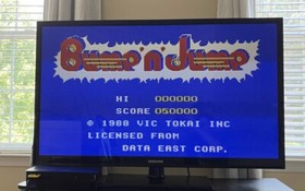 NES CIB Bump 'n' Jump Complete in Box Very Good Condition Tested & Working!