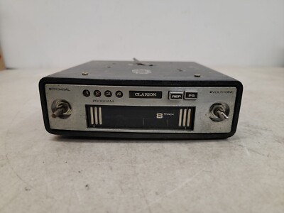 Clarion PE-423? Powerful 8-Track Vintage Car Stereo | eBay