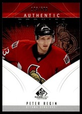 2009-10 SP Game Used Peter Regin Rookie /699 Ottawa Senators #124