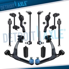 12pc Front Lower Control Arms Tie Rods Sway Bar for 2003-2008 Infiniti FX35 FX45