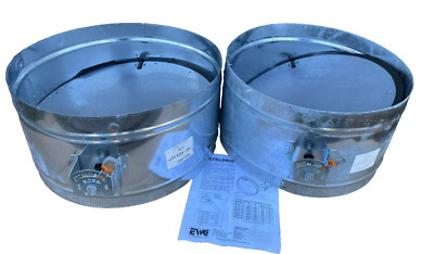 EWC Controls Inc. Model 20'' RD-HD Volume Control Bypass Hand Damper (Lot of 2)