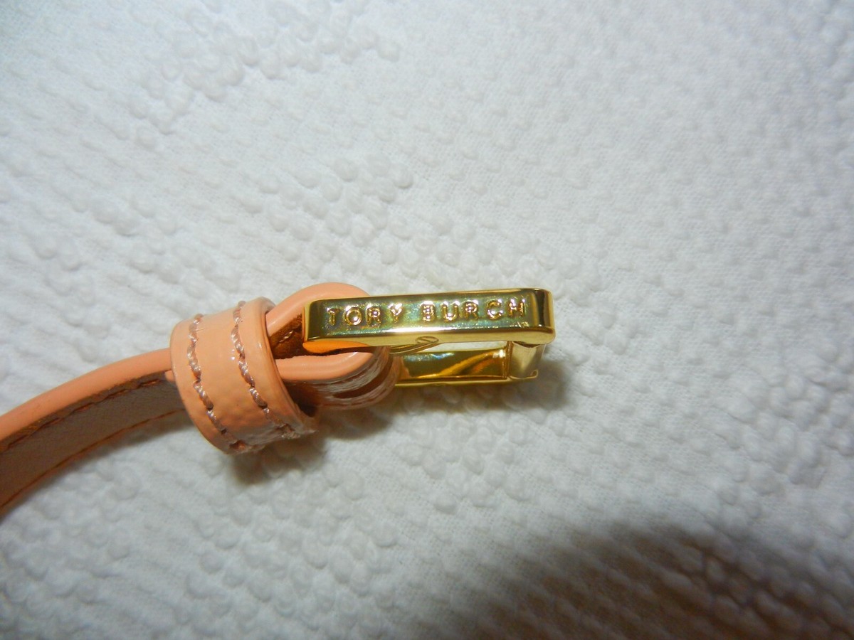 DESIGNER ?% PATENT LEATHER BELT NUDE BLUSH S Patent Leather Pink Belts for Women for sale | eBay main image 2