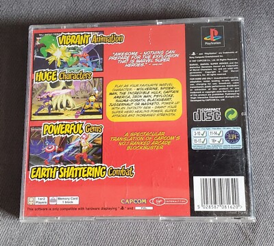 Marvel vs. Capcom : Clash of the Super Heroes sur PSone