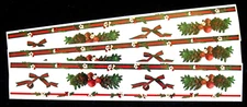 Mrs Grossman Vintage Three 2x12" Sticker Sheets Photoescence 'Christmas Garland'