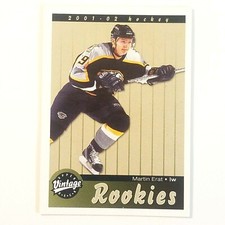 Martin Erat Rookie Card 2001-02 Upper Deck Vintage #283. rookie card picture