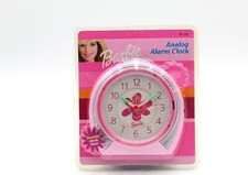 Vintage Barbie Analog Alarm Clock With Backlit Clock Face Item BE-303 Mattel NOS
