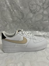 NIKE AIR FORCE 1 LOW  07 ONE W 12 10.5 M PATENT TAN VELVET BROWN FD9873 100 PRM
