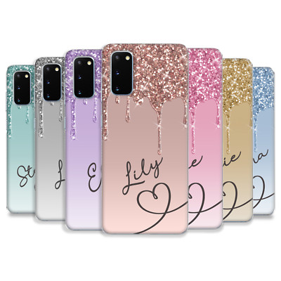Personalisierte Handyhülle mit Namen Silikon für Samsung Galaxy S21 Ultra S22 S10 S20