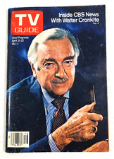 1979 TV Guide April 21-27 Walter Cronkite CBS Stockard Channing Maya Angelou
