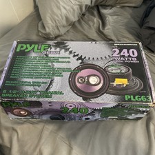 Pyle Gear 240 Watt 6 1/2” 3 Way Triaxial Speaker System PLG 63 Purple