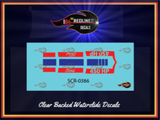 1/64 Redline 'Mustang Stocker' Red/Blue Replica Decal SCR-0386