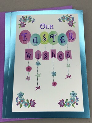 2 Hallmark Happy Easter Cards FROM US Our Easter Wish Friend Family Coworkers