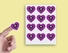 x24 Heart sticker Envelope Seal Craft Vinyl Stickers ss927