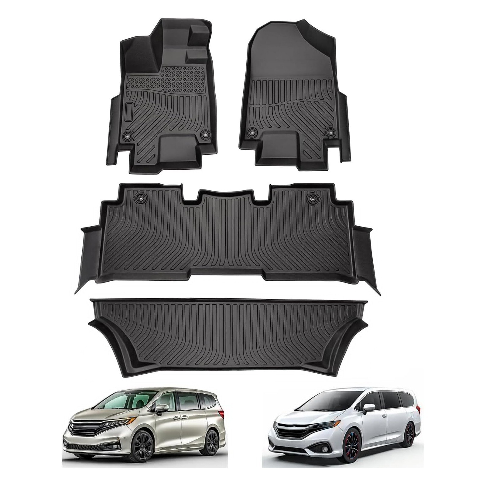 Alfombrillas Autos Tapetes para Honda Odyssey 2018 2019 2020 2021 2022 2023 2024